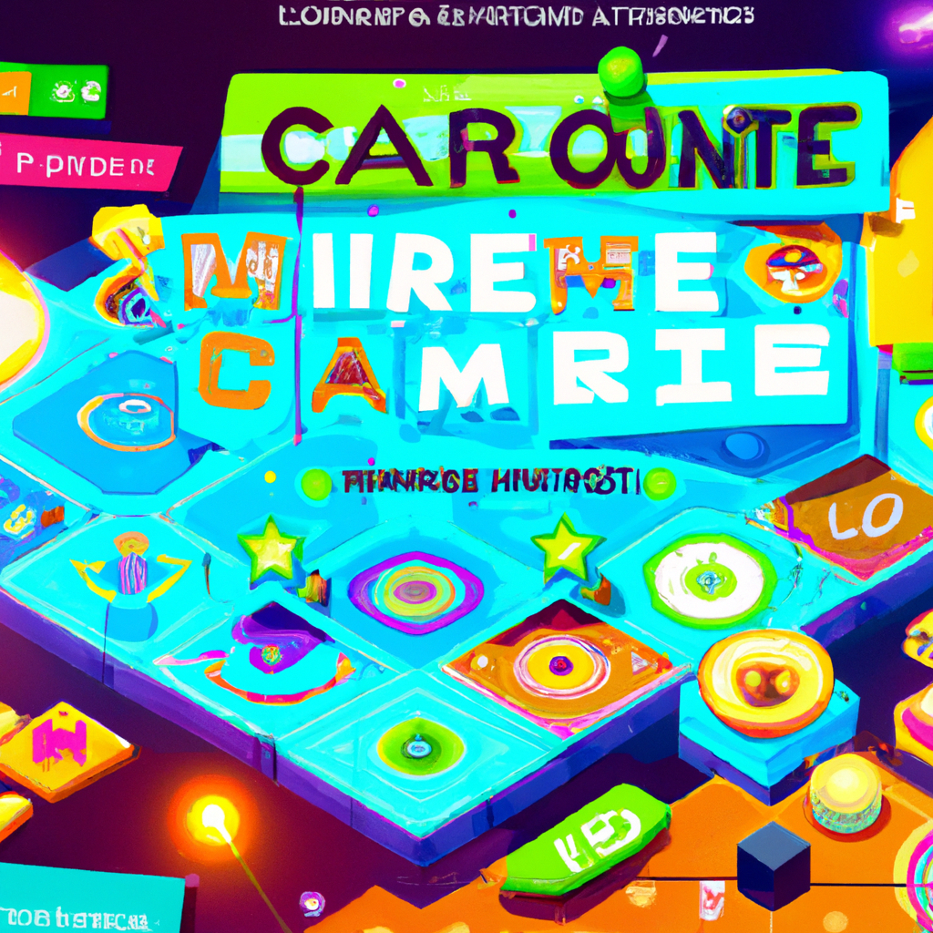 ArcadePulse hero collage: neon avatar, micro-level map and HUD